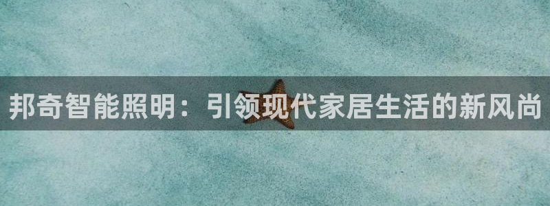 云顶集团简介概况：邦奇智能照明：引领现代